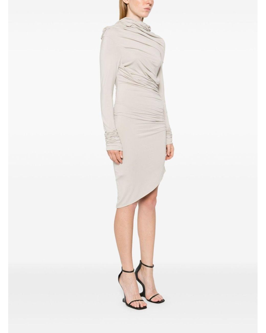 Entire studios Bound Mini Dress in White | Lyst