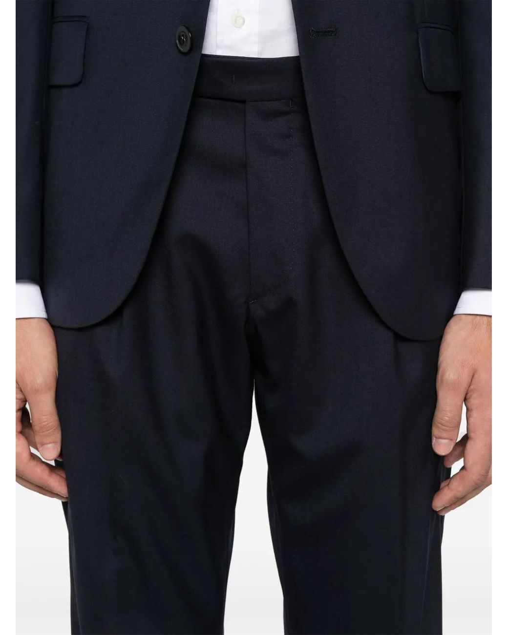 Boglioli Blue Virgin Wool Suit for men