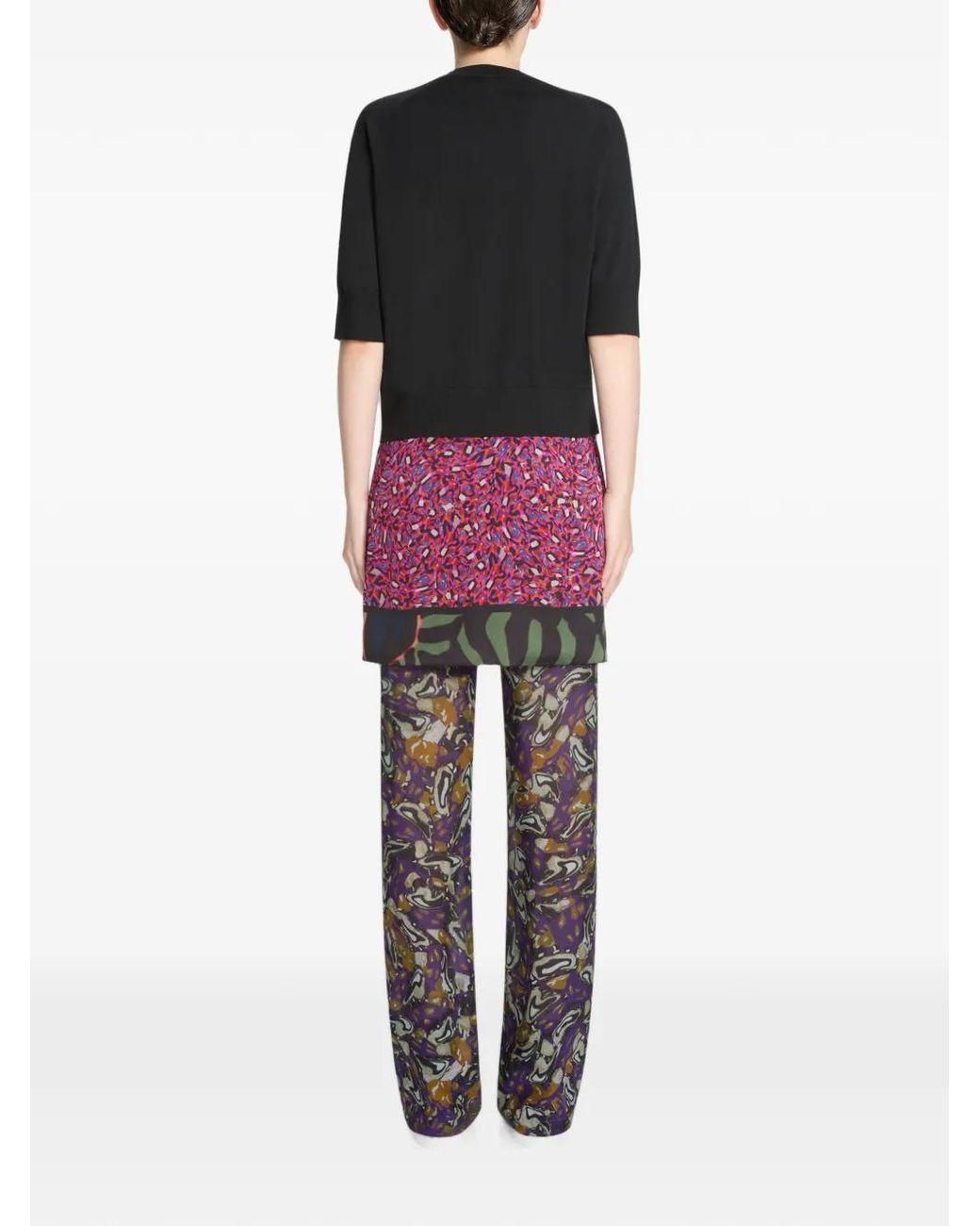 Dries Van Noten Black Merino Sweater