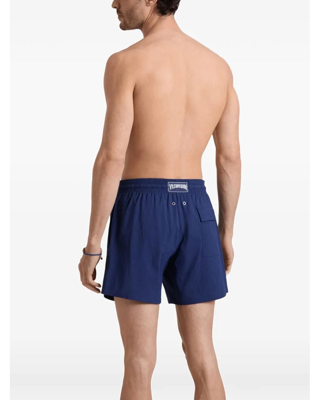 Vilebrequin Blue Jacquard Swim Shorts for men