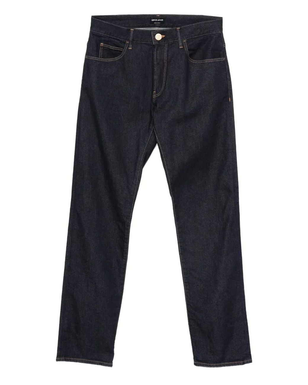 Giorgio Armani Blue Five-Pocket Jeans for men