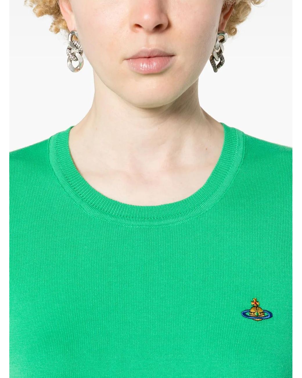Vivienne Westwood Green Bea Knitted Top