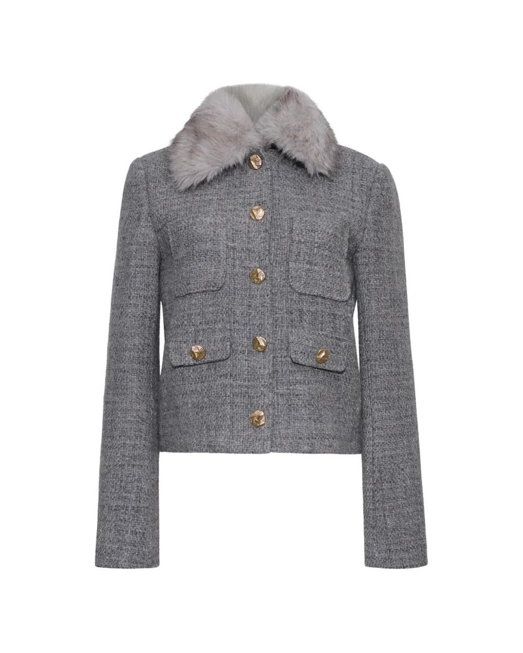 Cara Cara Gray Lucas Tweed Jacket