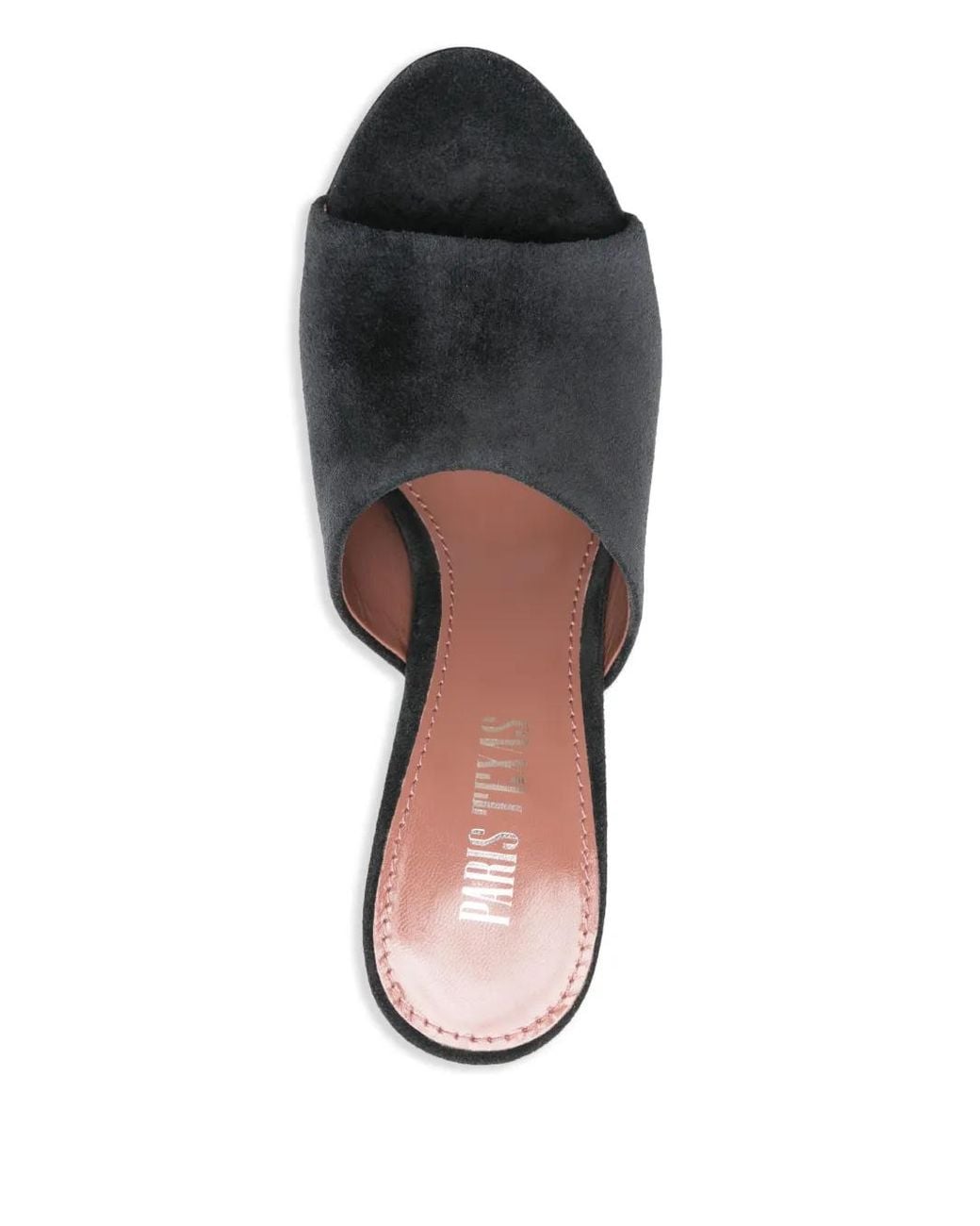 Paris Texas Black 105Mm Suede Sandals