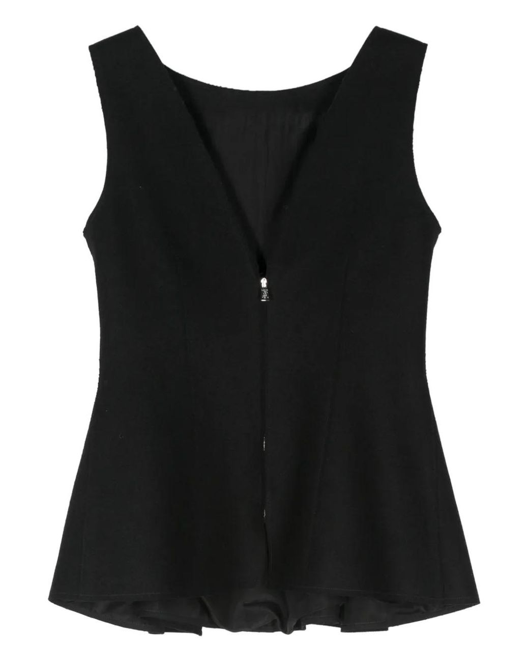 Lanvin Black Wool Top