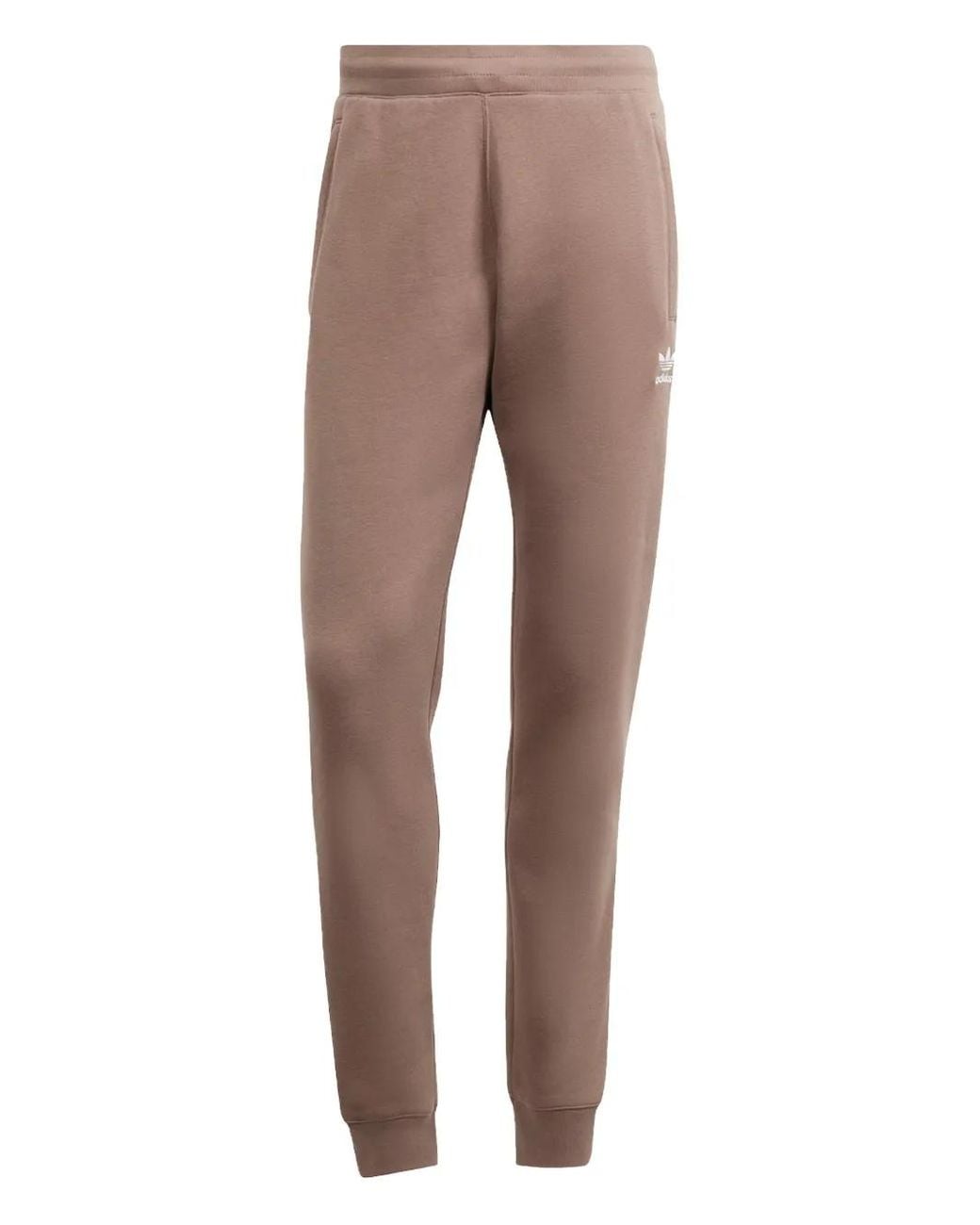 Adidas Natural Trefoil Essentials Track Pants for men