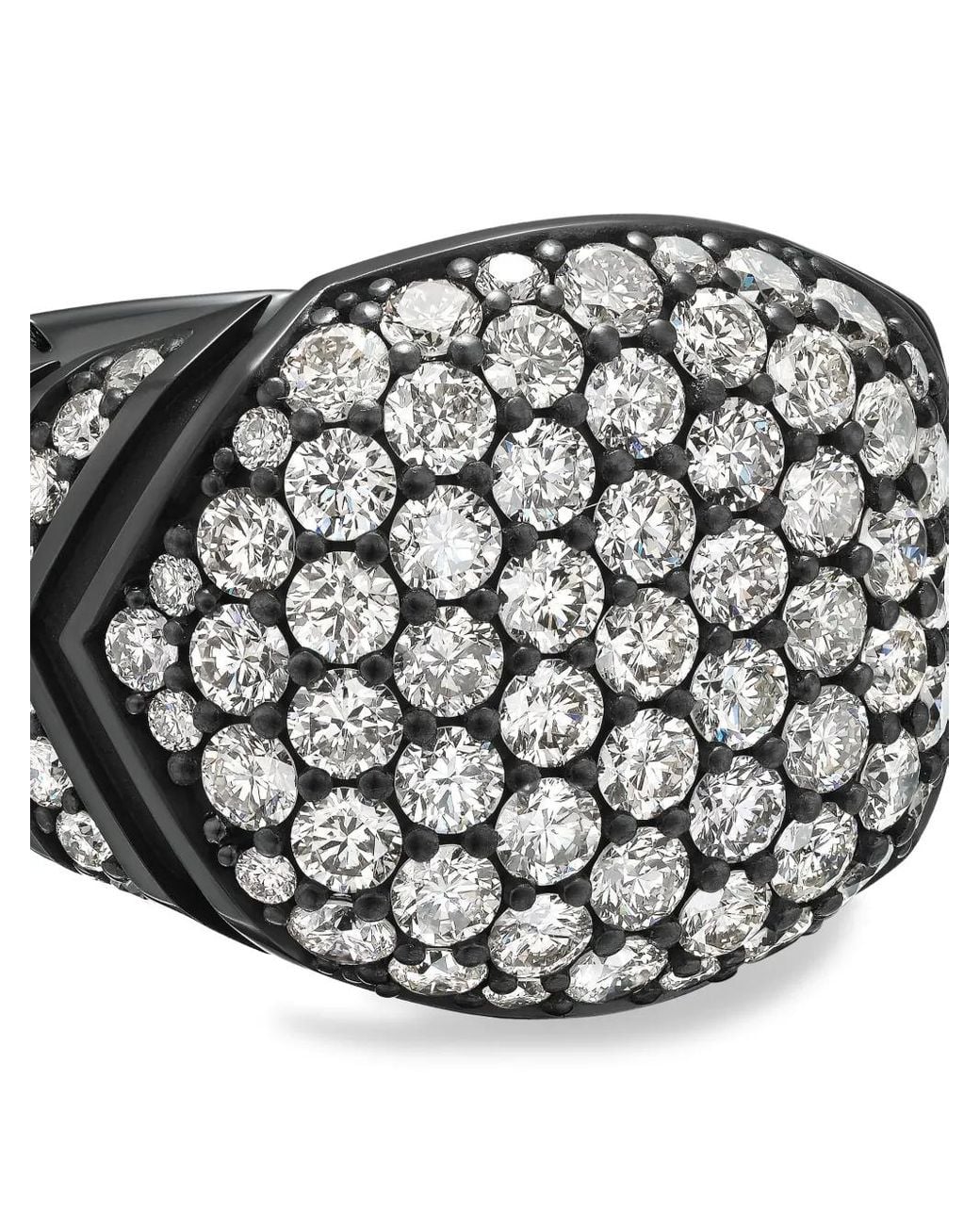 David Yurman Chevron Siegelring in White für Herren