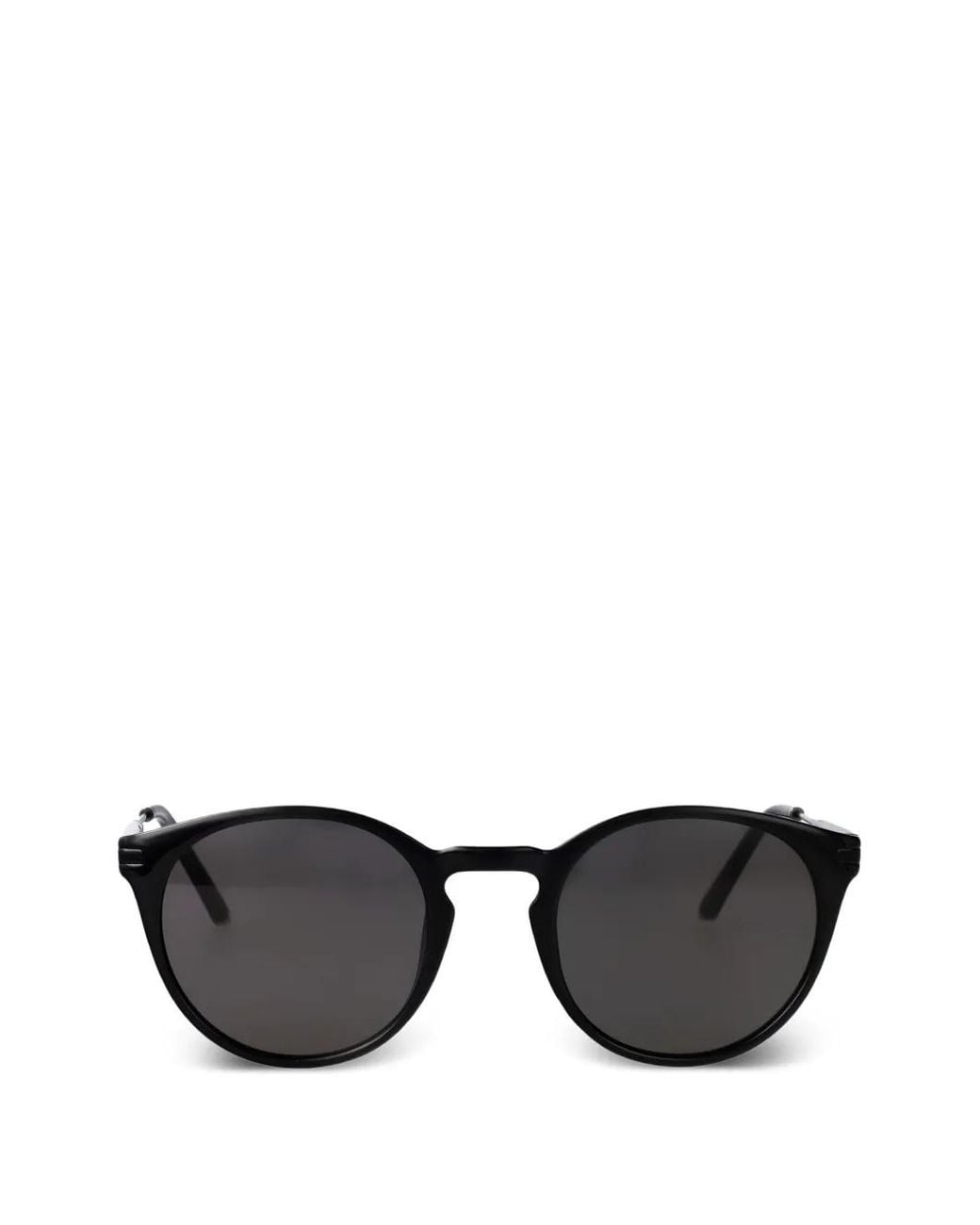 Calvin Klein Black Lunettes De Soleil À Monture Ronde for men