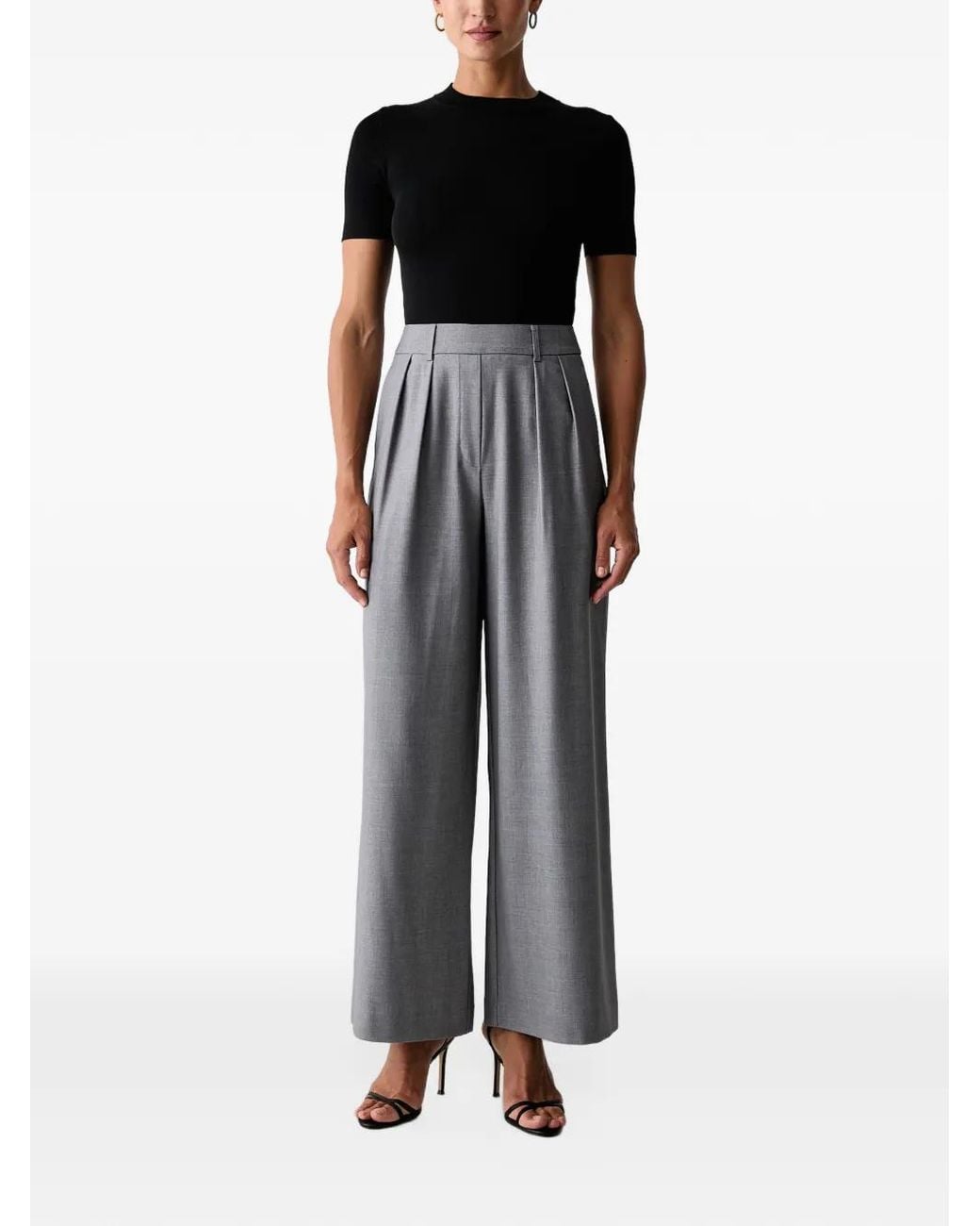 Sisley Black Pleated Jumpsuit