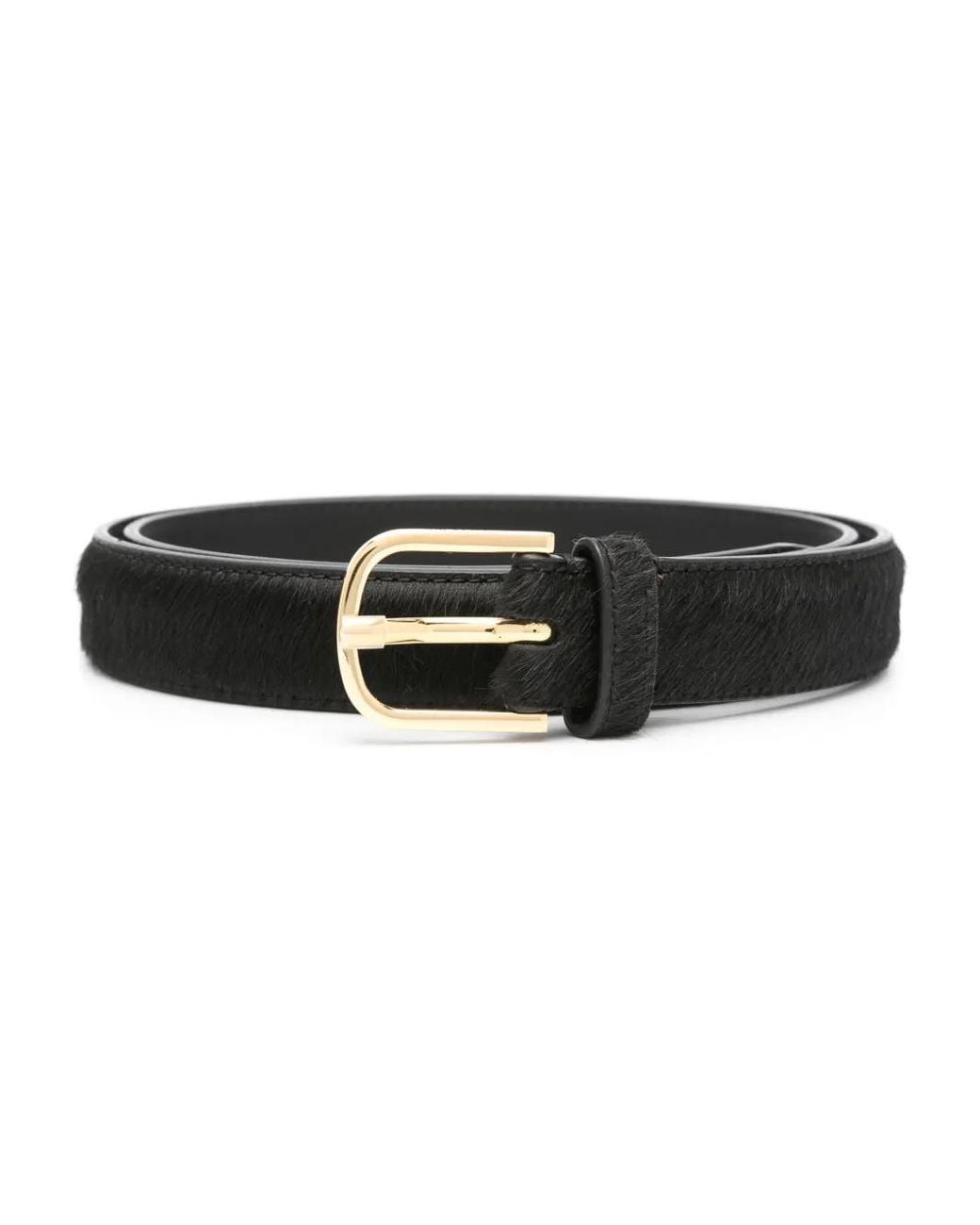 Totême Black Brushed Belt