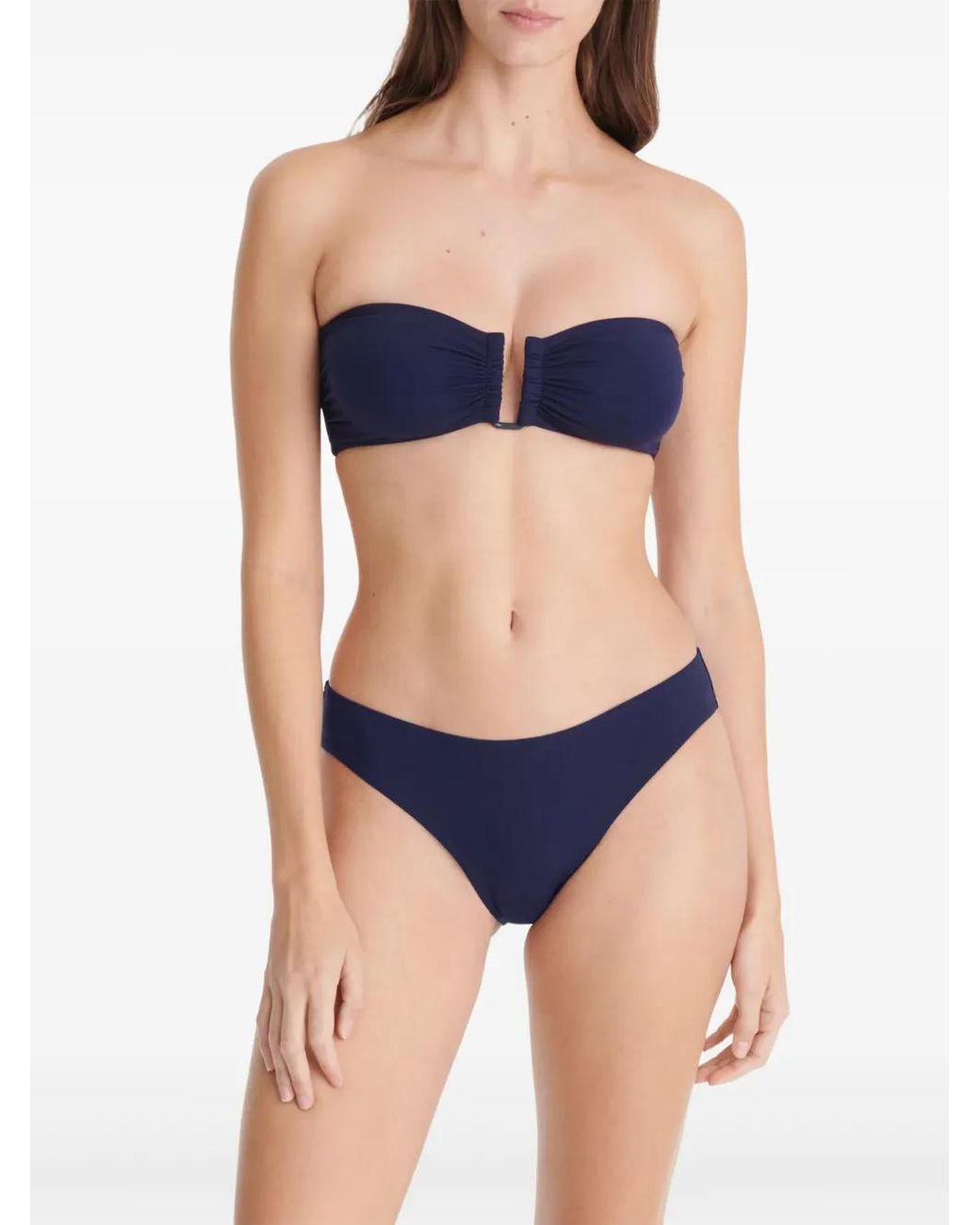 Eres Blue Show Bandeau Bikini Top