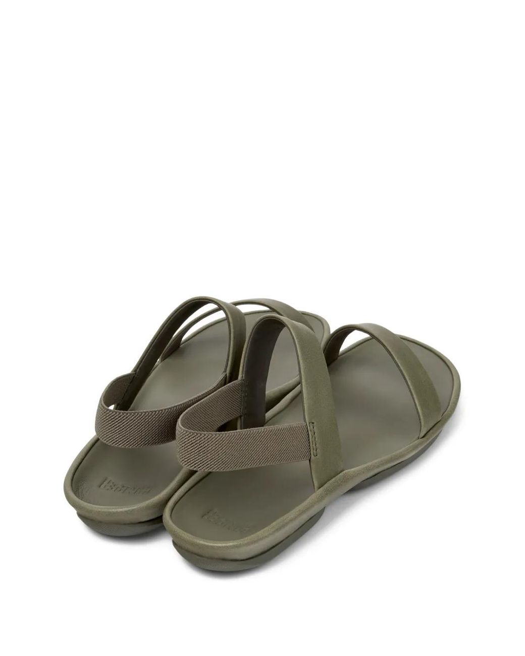 Camper Metallic Right Isla Leather Sandals