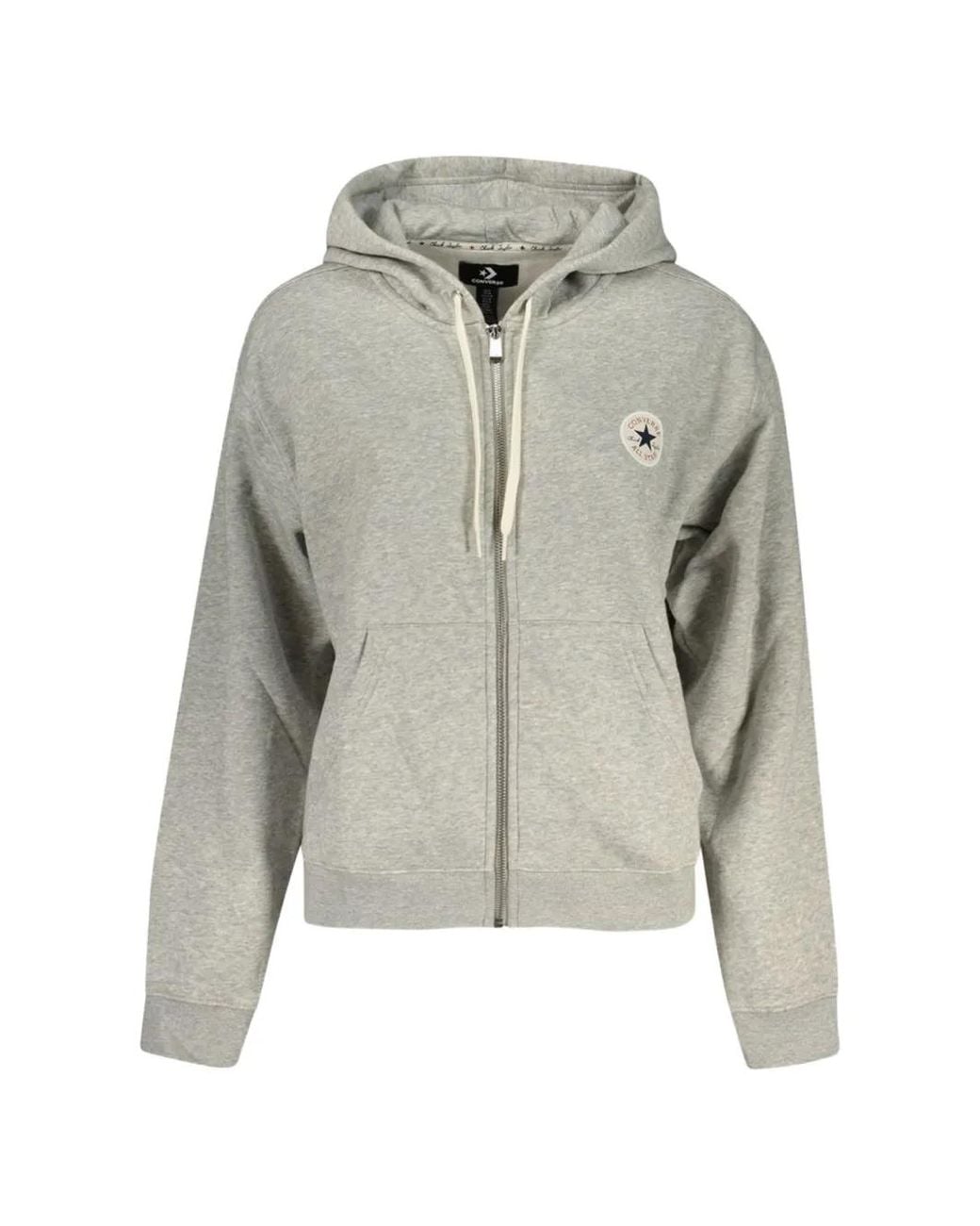 Converse Gray Chuck Taylor Zip-Up Hoodie