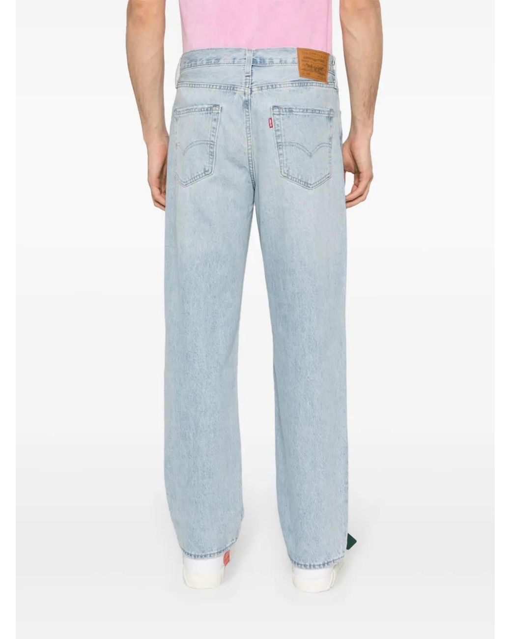 Levi's Blue 568 Stay Loose Straight-Leg Jeans for men