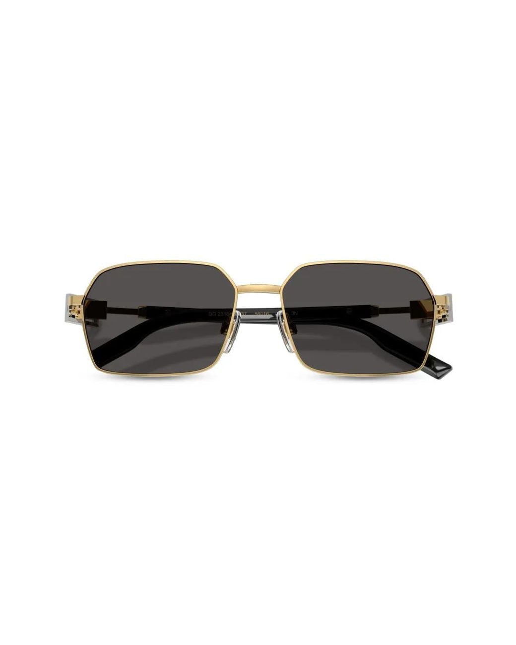 Dolce & Gabbana Brown Logo-Plaque Sunglasses for men