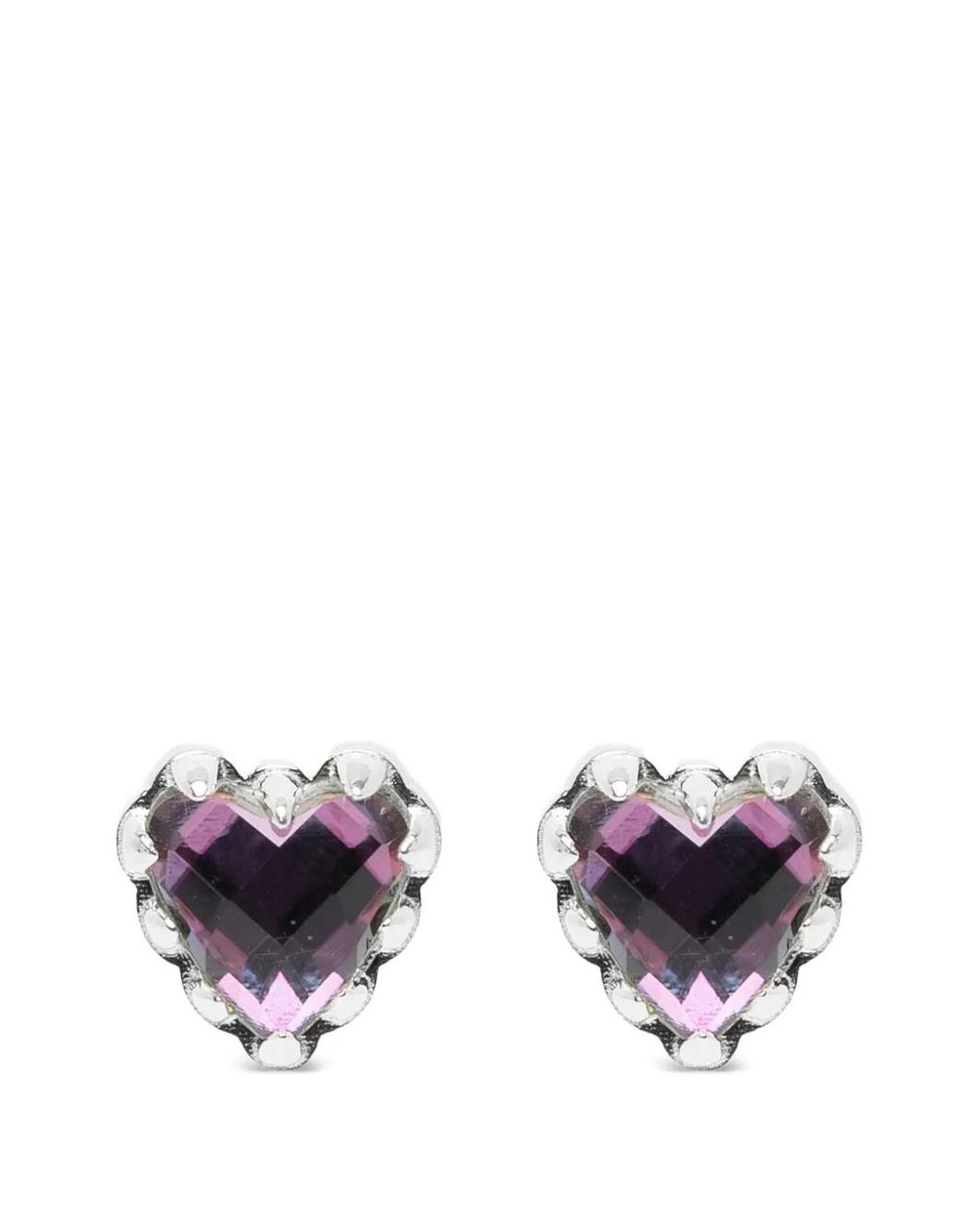 Stolen Girlfriends Club Purple Love Claw Earrings