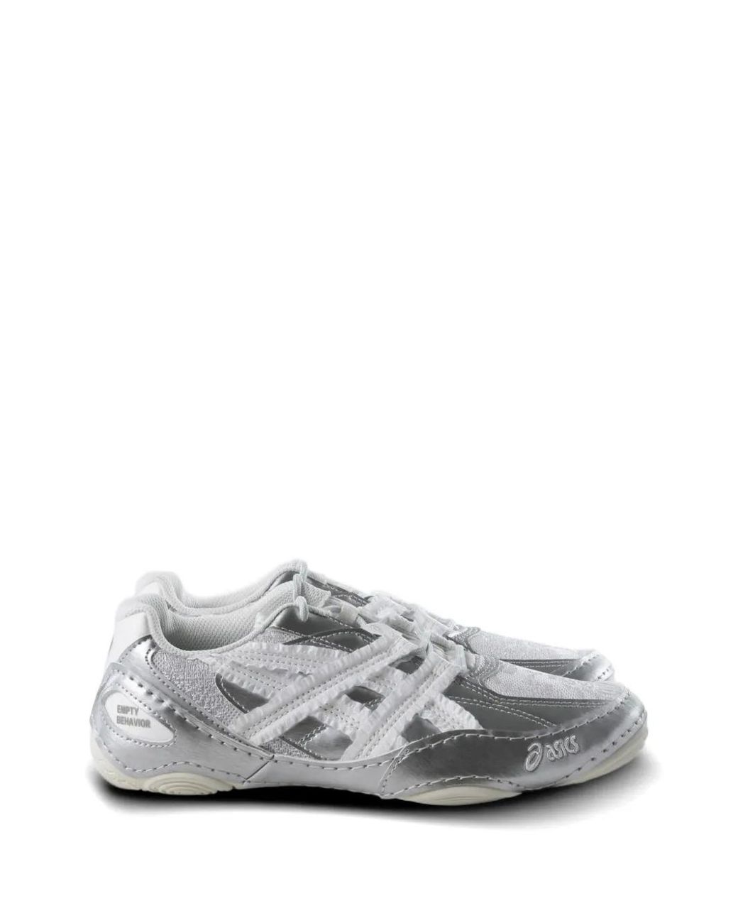 Asics White Hypersync Metallic Sneakers