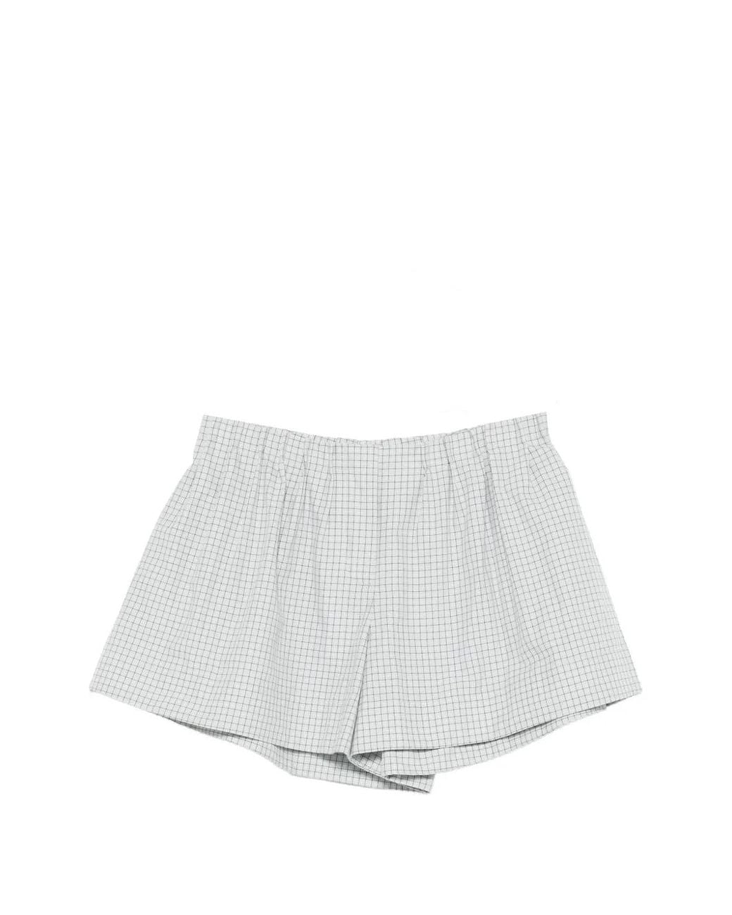 Brandon Maxwell White Lennon Shorts