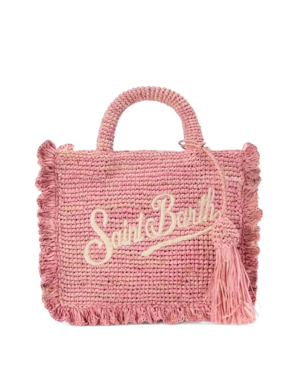 Borsa A Mano Volant Mini di Mc2 Saint Barth in Pink