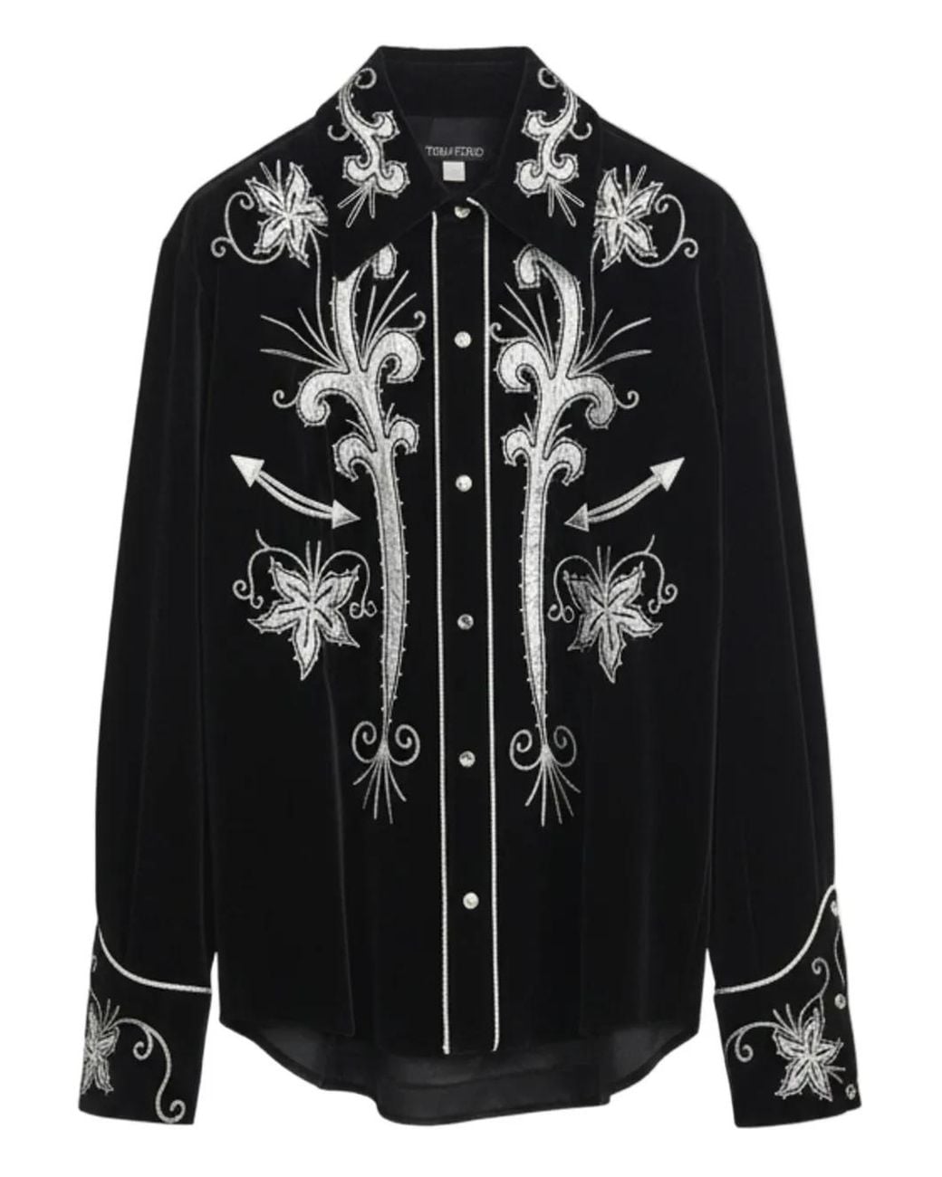 Tom Ford Black Velvet Shirt