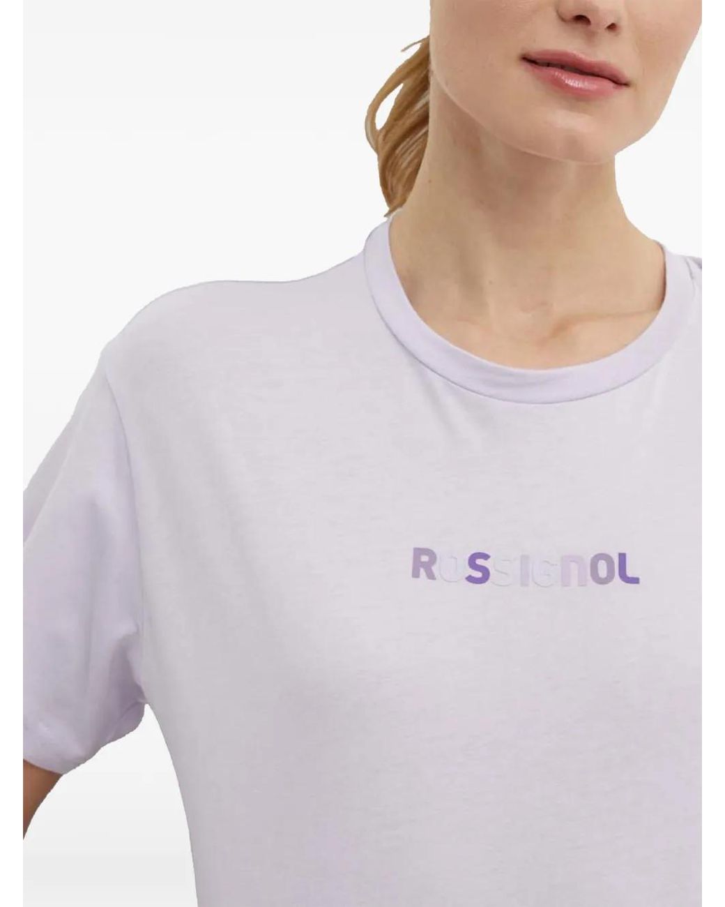Rossignol White Logo-Detail T-Shirt