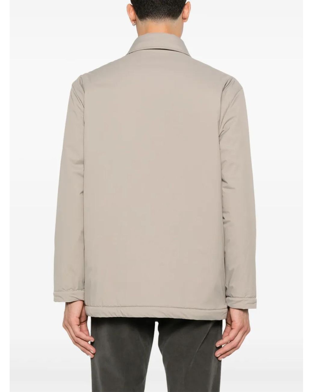 Kiton Gefütterte Jacke in Natural für Herren