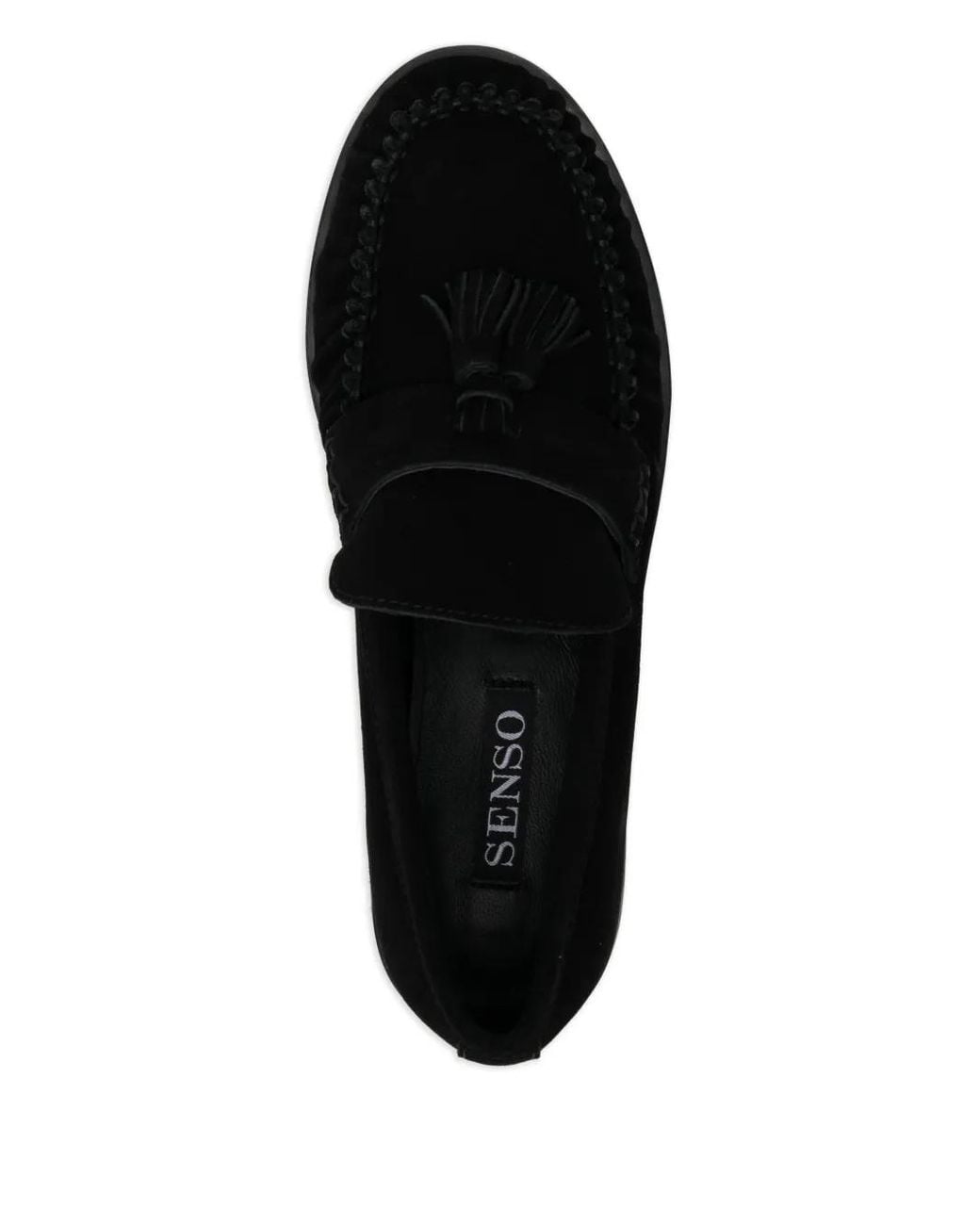 Senso Black Caggie Loafers