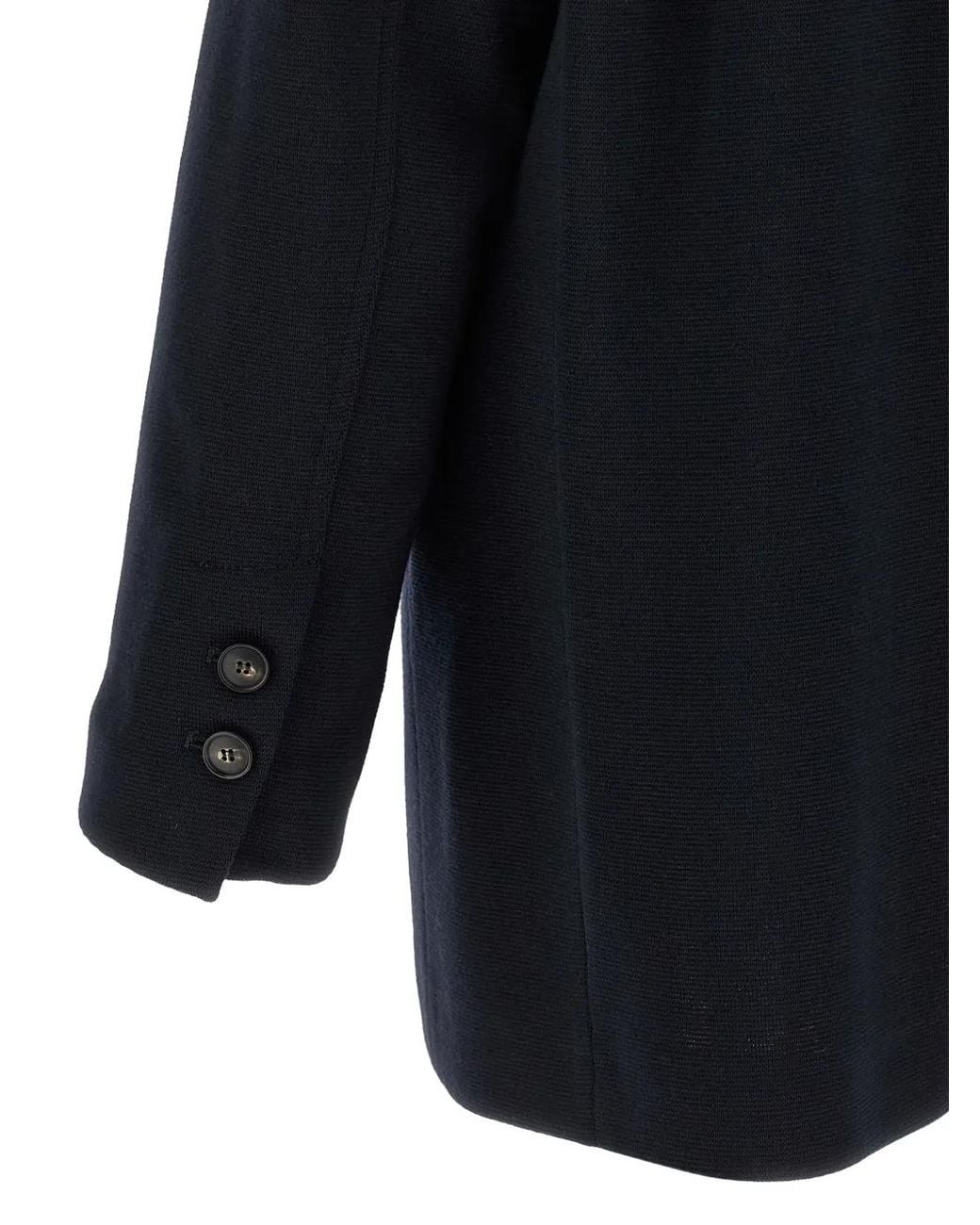 Tela Blue Jula Double-Breasted Blazer