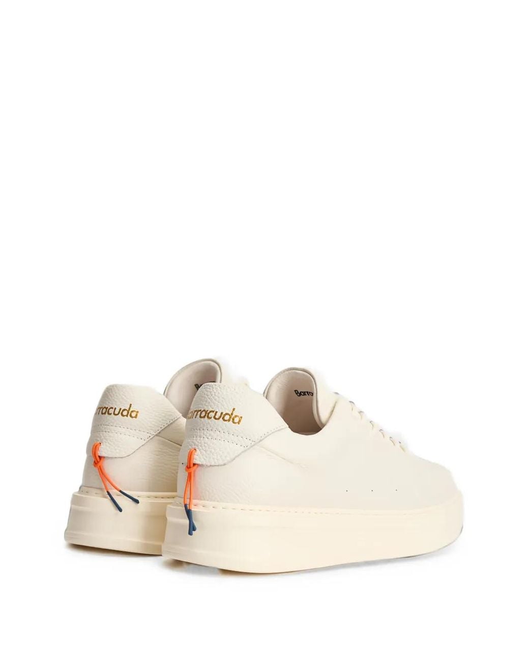 Barracuda Natural Phoenix Tumbled-Leather Sneakers for men