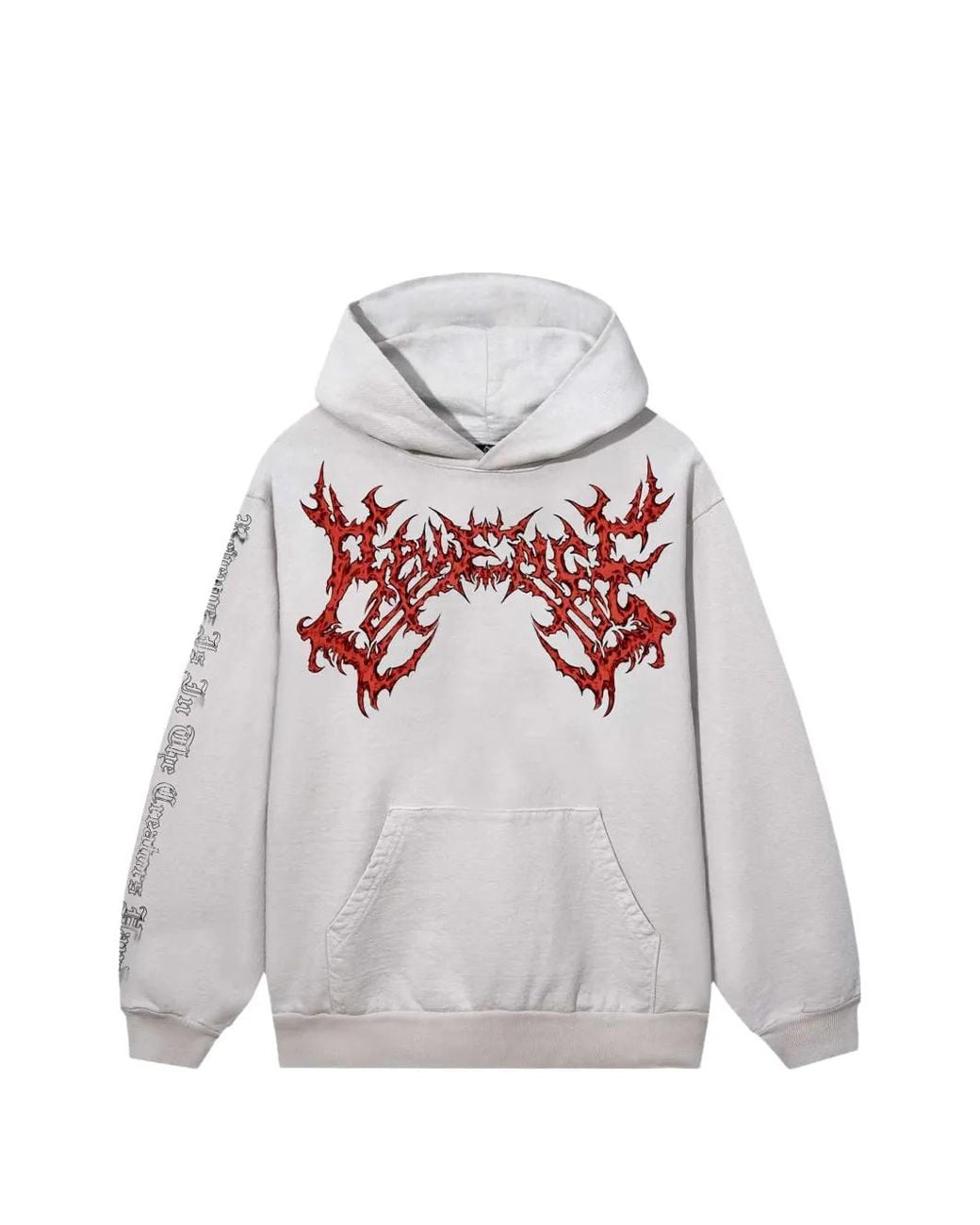 REVENGE White Relic Graphic-Print Hoodie for men
