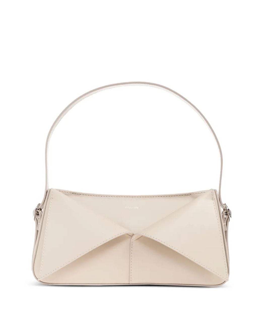 Coperni Natural Panelled Leather Shoulder Bag