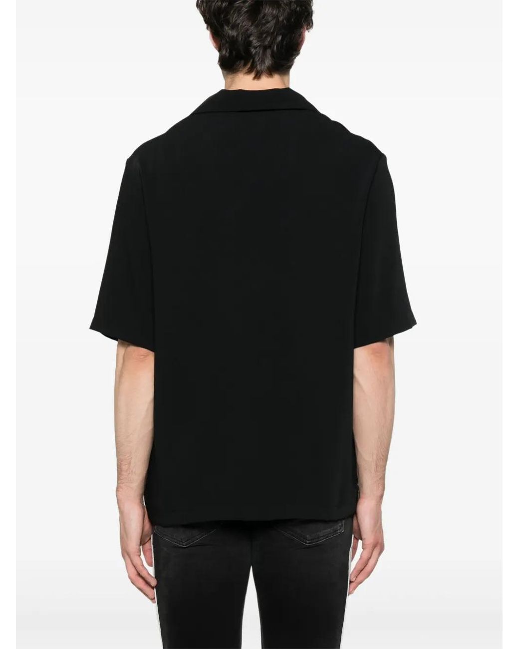 Amiri Black Camp Shirt for men