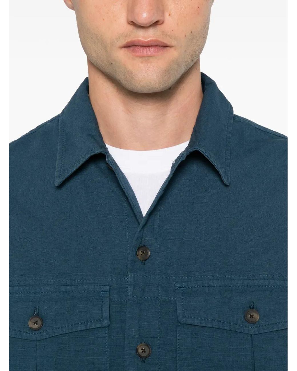 Giacca-Camicia di Paul Smith in Blue da Uomo