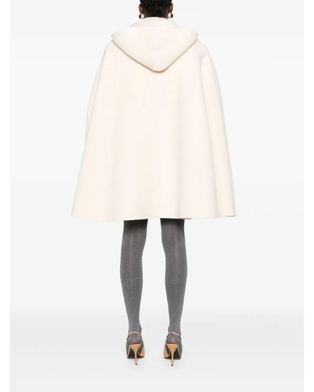 Fabiana Filippi Natural Wool Cape