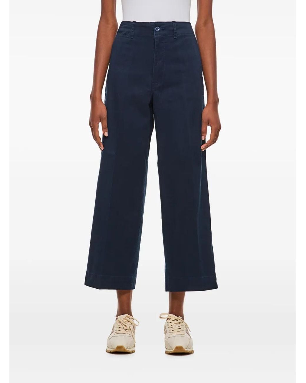 Polo Ralph Lauren Blue High-Waisted Trousers
