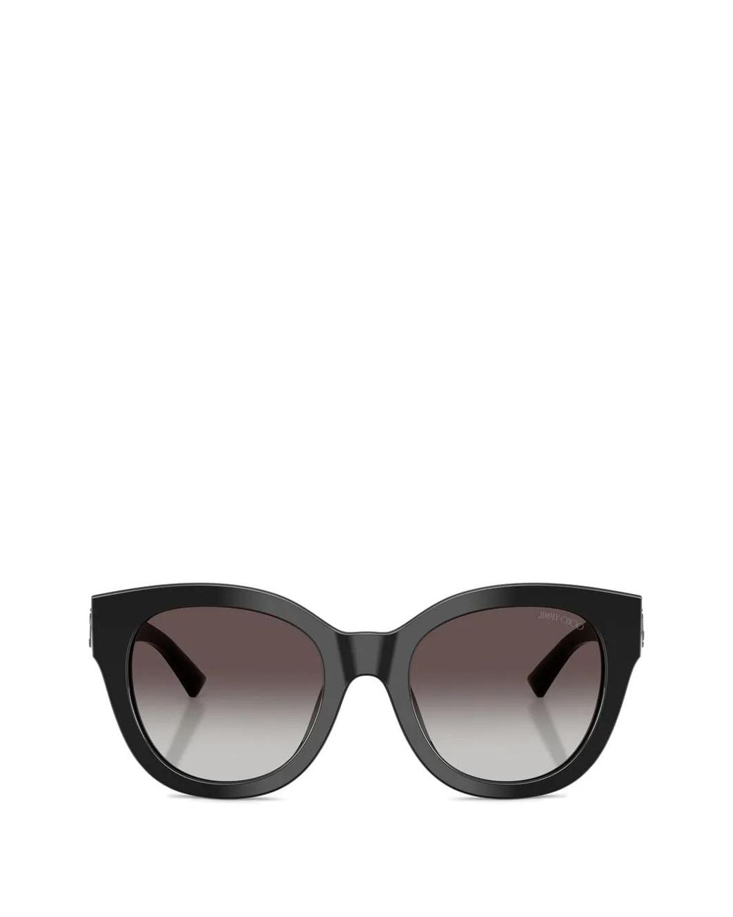 Jimmy Choo Gray Oval Frame Sunglasses