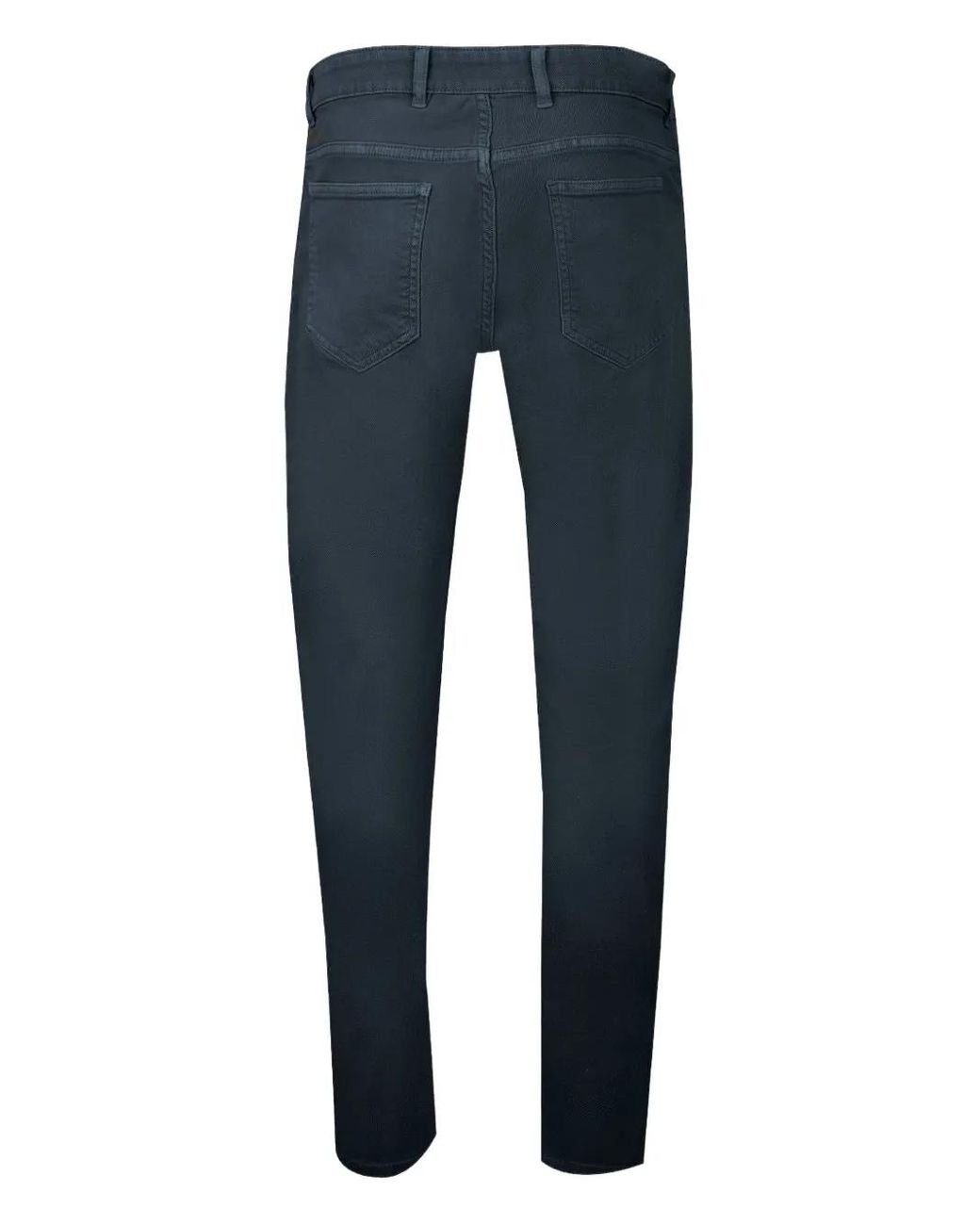 Eleventy Blue Five-Pocket Trousers for men