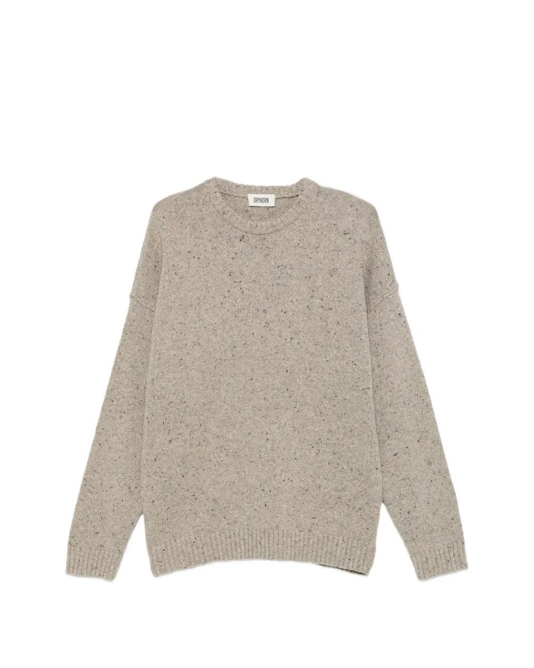 Drykorn Natural Flecked Drop-Shoulder Sweater for men