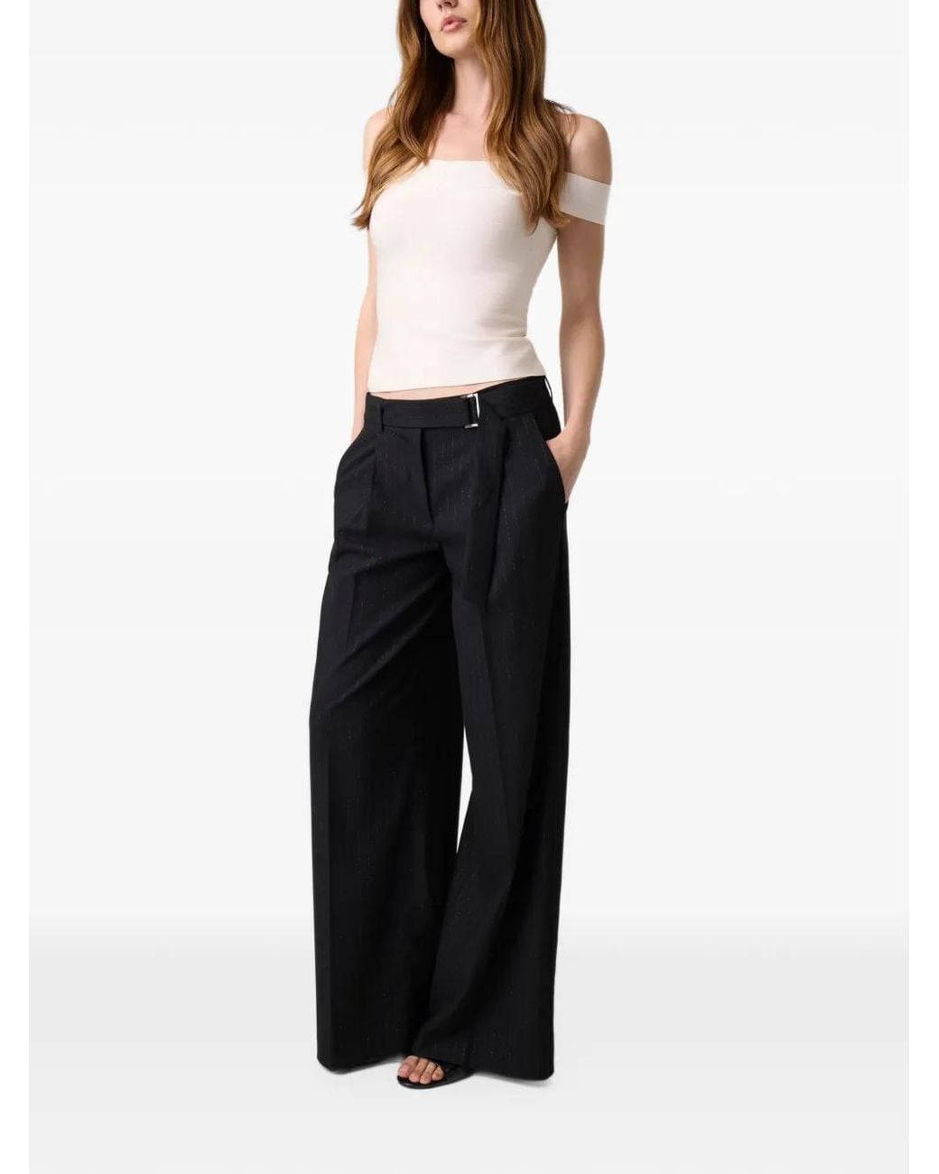 Guess White Off-Shoulder Top