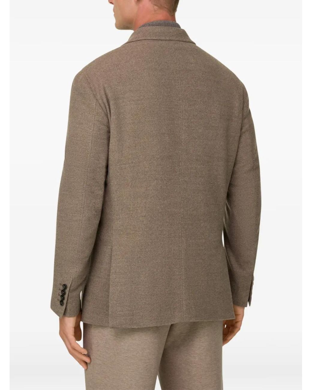 Boggi Gray Double-Breasted Blazer for men