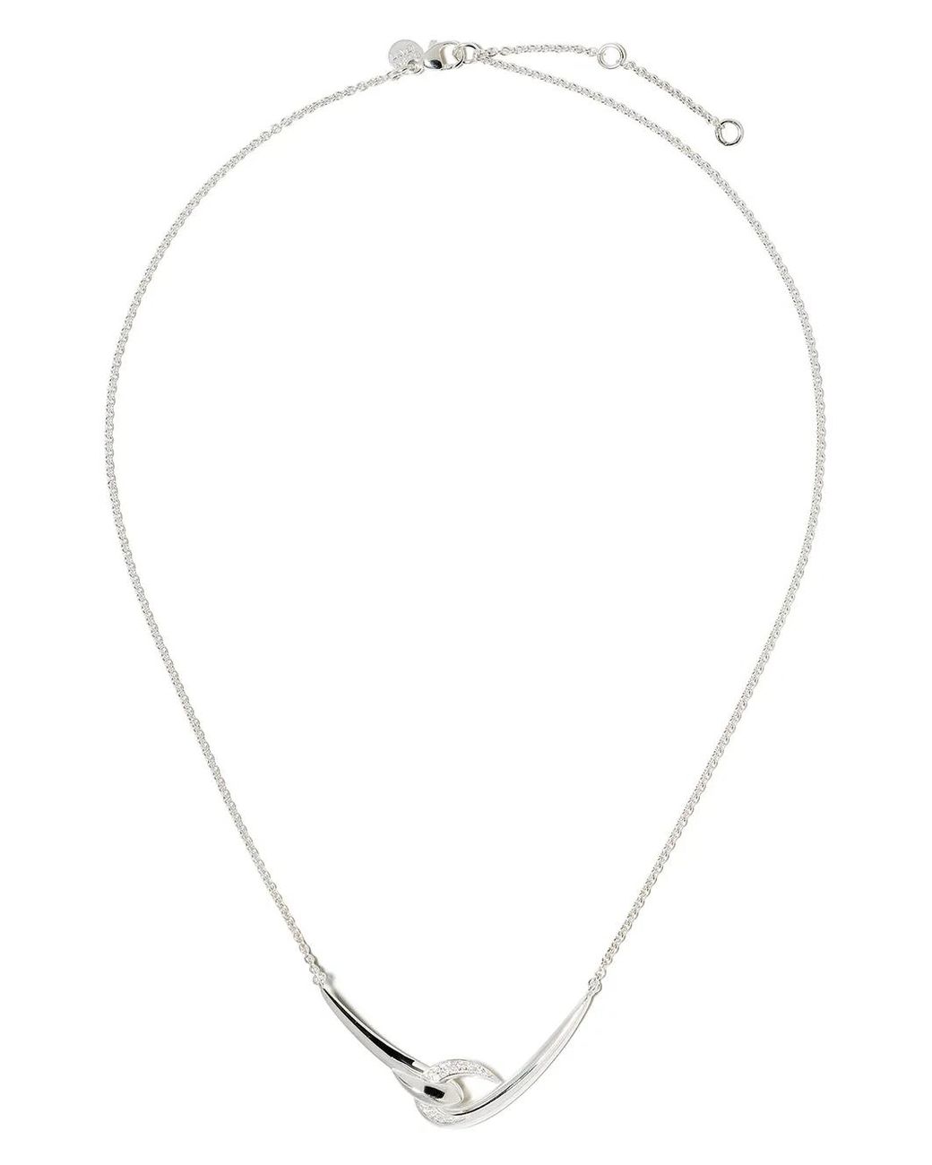 Shaun Leane White Hook Diamond Necklace