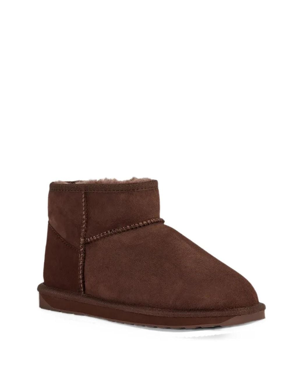 EMU Brown Stinger Micro Suede Ankle Boots