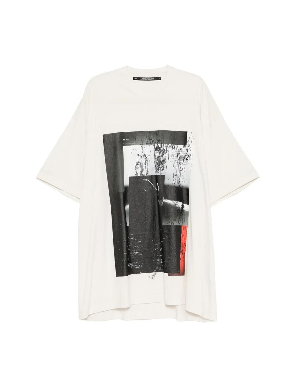 Julius White Prayer Super Big T-Shirt for men