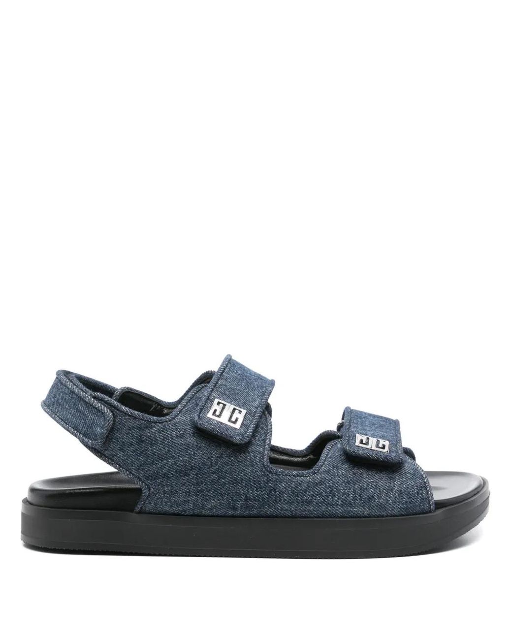 Givenchy Blue Jeans-Sandalen