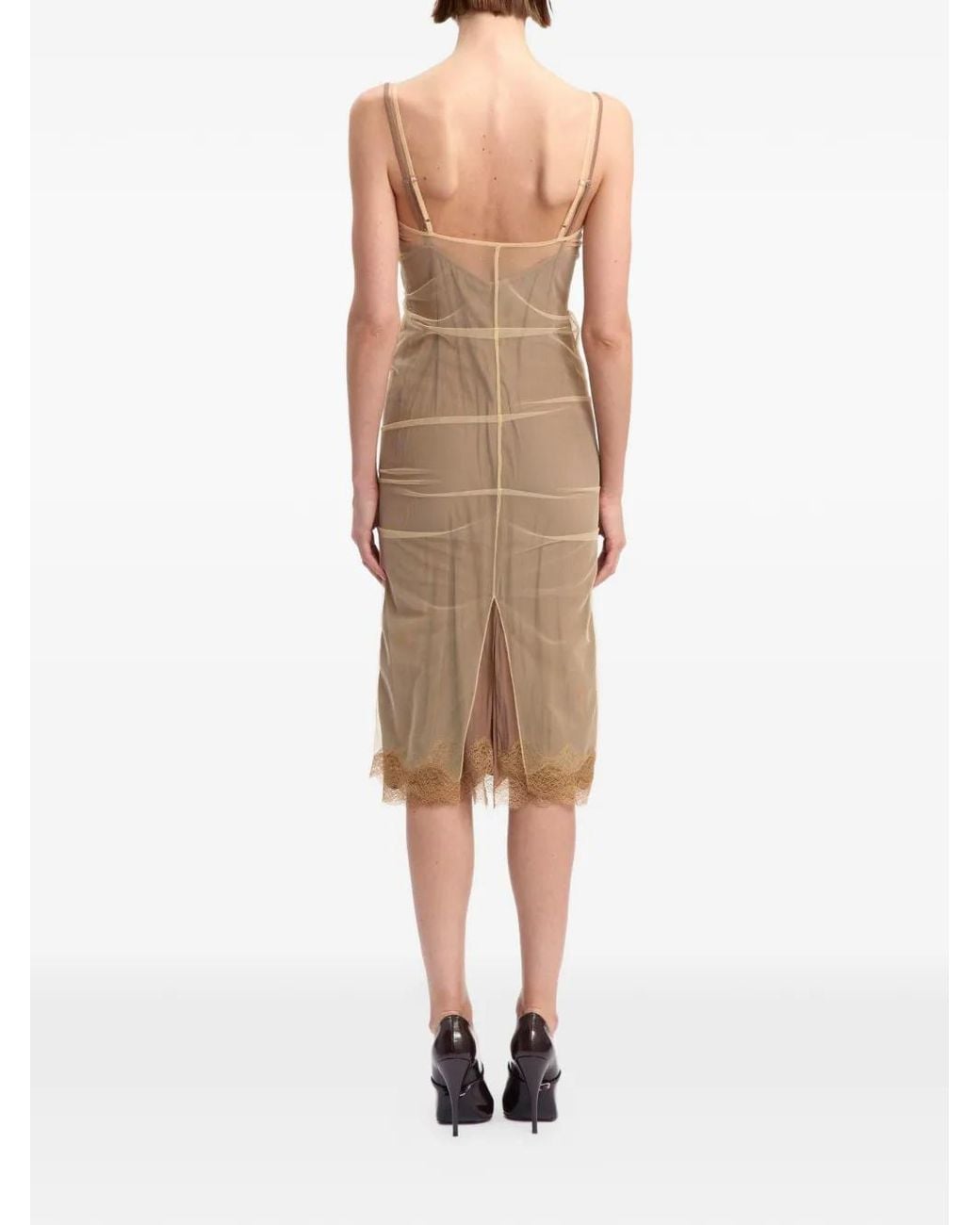 16Arlington White Andrea Midi Dress