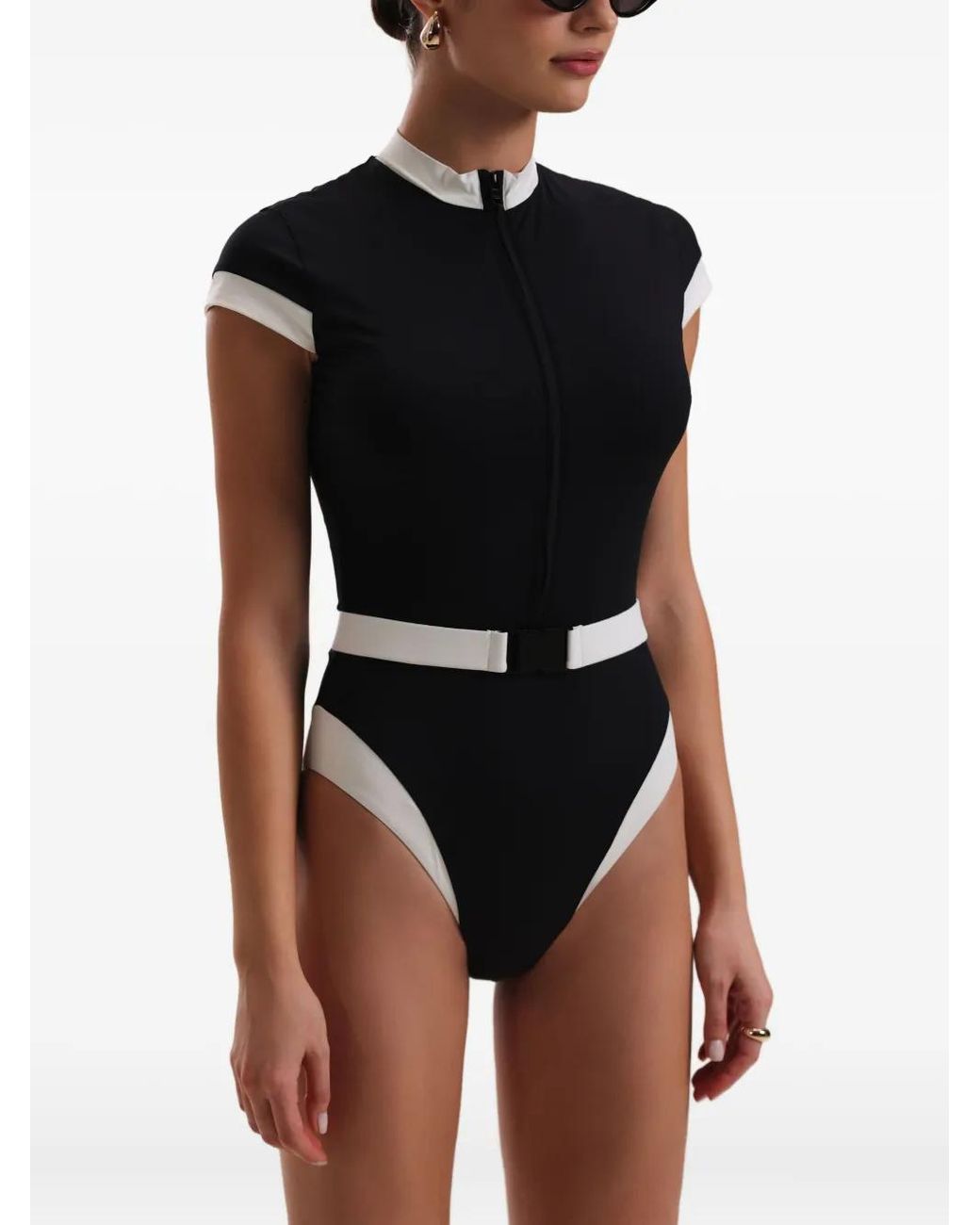 Noire Swimwear Black Elara Swimsuit