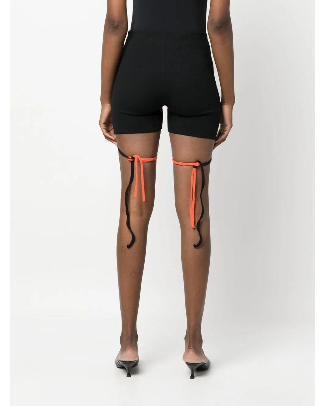 OTTOLINGER Black Lounge Rib Wrap Shorts