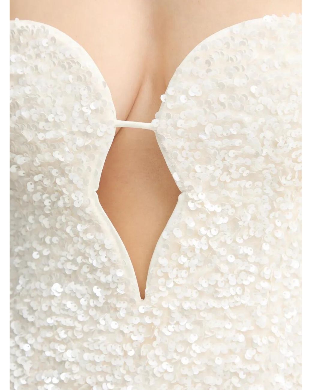Bardot White Braya Cut-Out Midi Dress