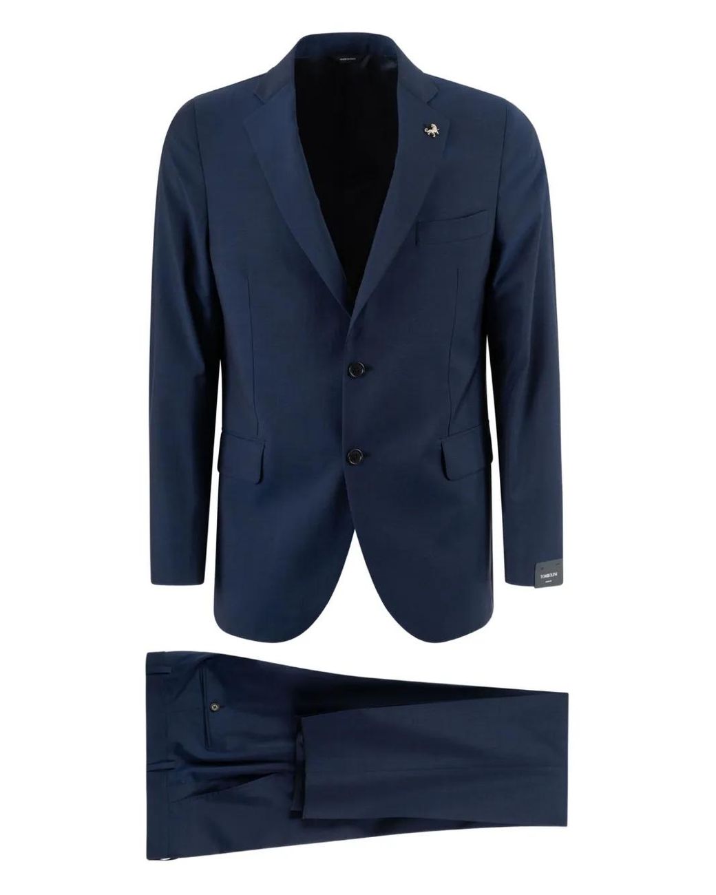 Tombolini Blue Three-Button Suit for men