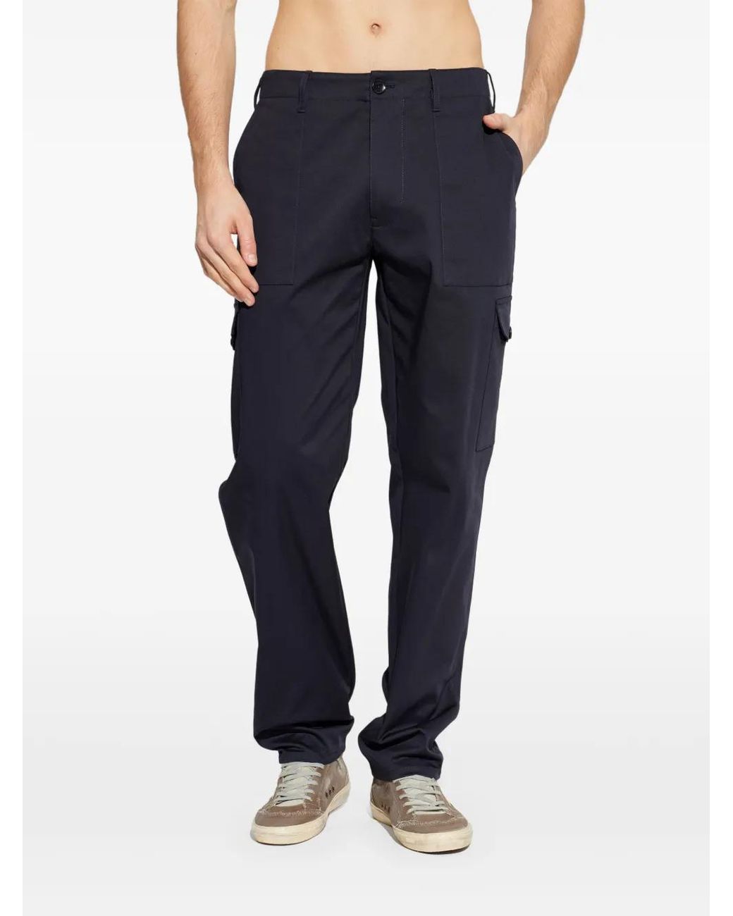 Etro Blue Cargo Trousers for men